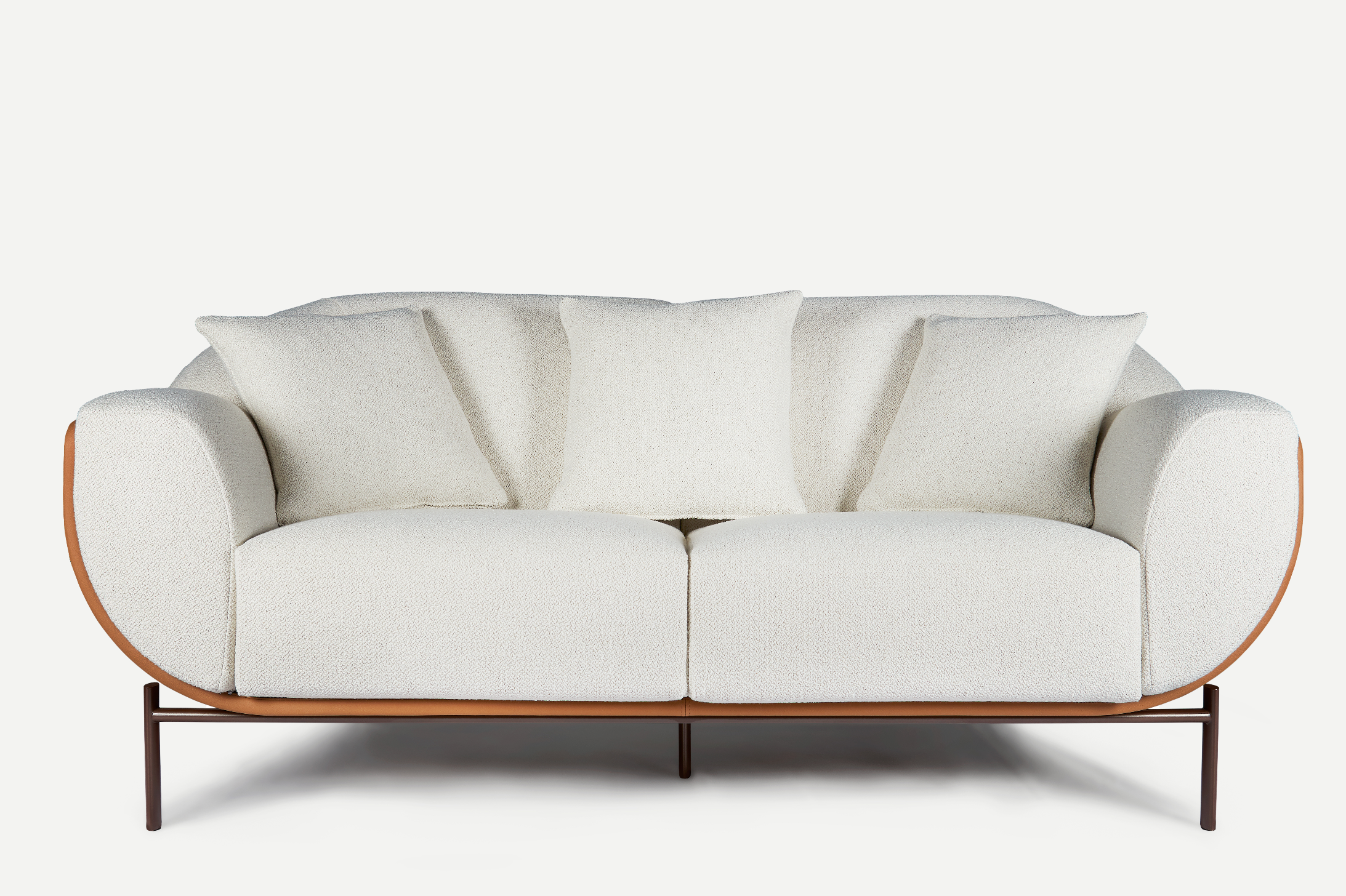 Baida' 2 Seater Sofa Leatherette